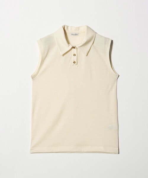 Steven Alan(スティーブンアラン)の「<Steven Alan>ウール ジャージー ノースリーブ プルオーバー(Tシャツ/カットソー・レディース・オフホワイト/ブラック/ダークブラウン・FREE)」の13枚目の写真