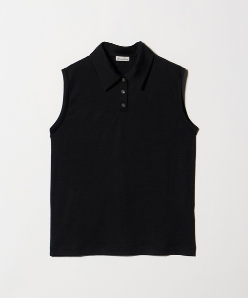 Steven Alan(スティーブンアラン)の「<Steven Alan>ウール ジャージー ノースリーブ プルオーバー(Tシャツ/カットソー・レディース・オフホワイト/ブラック/ダークブラウン・FREE)」の16枚目の写真