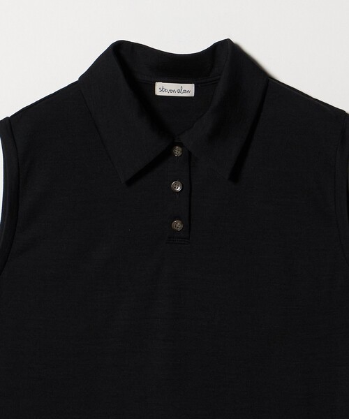 Steven Alan(スティーブンアラン)の「<Steven Alan>ウール ジャージー ノースリーブ プルオーバー(Tシャツ/カットソー・レディース・オフホワイト/ブラック/ダークブラウン・FREE)」の17枚目の写真