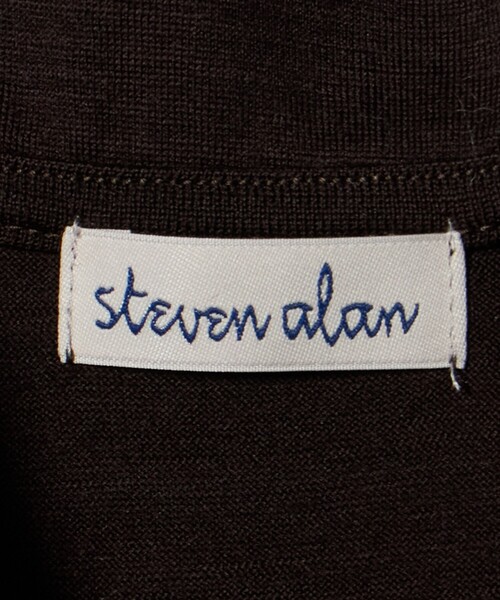 Steven Alan(スティーブンアラン)の「<Steven Alan>ウール ジャージー ノースリーブ プルオーバー(Tシャツ/カットソー・レディース・オフホワイト/ブラック/ダークブラウン・FREE)」の19枚目の写真