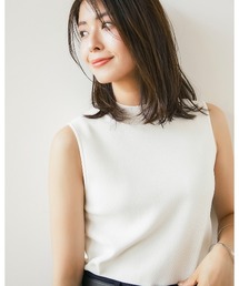 総針ニット・ハイネックインナー