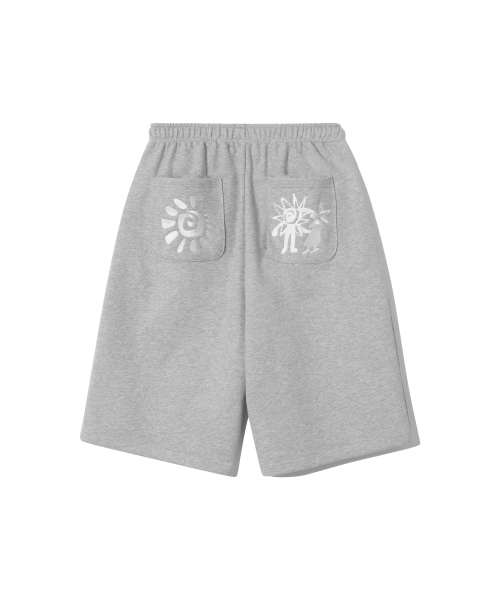 URBANSTOFF(アーバンストッフ)の「ロウサンアートワーク バミューダスウェットパンツ(メランジ)(その他パンツ・レディース・その他・MEDIUM/LARGE)」の3枚目の写真