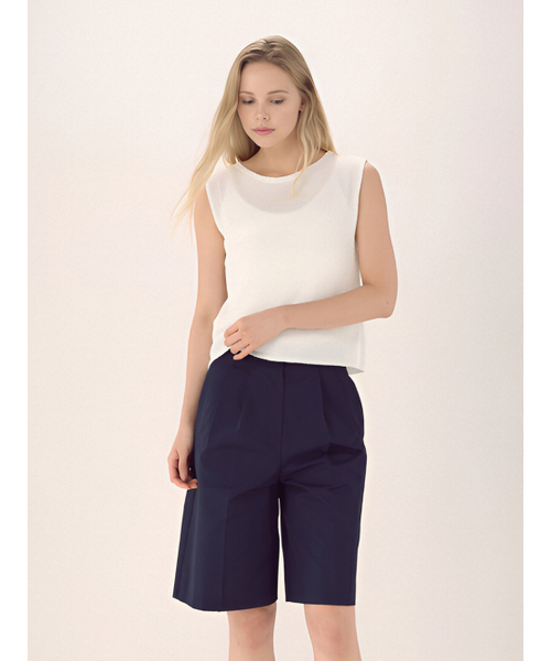 ACUD（アクド）の「Natural Flow Linen Knit _Oatmeal（Tシャツ/カットソー・レディース・サンドベージュ・FREE）」の5枚目の写真