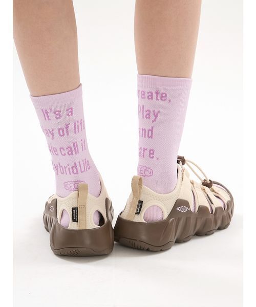 emmi(エミ)の「【emmi×KEEN】WA-SHI SOCKS CREW(ソックス/靴下・レディース・ライトピンク・S)」の10枚目の写真