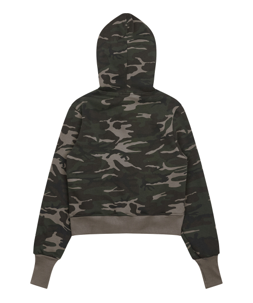 LUVISTRUE(ラヴイズトゥルー)の「GT FUR UNBALANCE HOOD ZIP UP(CAMO)(パーカー・レディース・その他・FREE)」の3枚目の写真