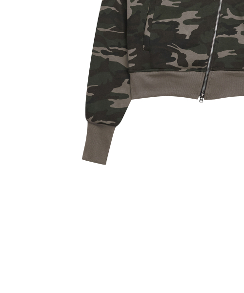 LUVISTRUE(ラヴイズトゥルー)の「GT FUR UNBALANCE HOOD ZIP UP(CAMO)(パーカー・レディース・その他・FREE)」の5枚目の写真