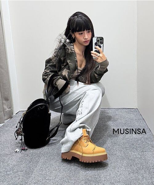 LUVISTRUE(ラヴイズトゥルー)の「GT FUR UNBALANCE HOOD ZIP UP(CAMO)(パーカー・レディース・その他・FREE)」の13枚目の写真