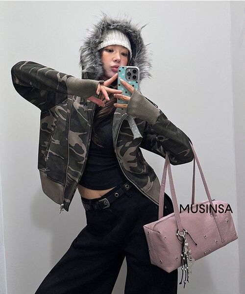 LUVISTRUE(ラヴイズトゥルー)の「GT FUR UNBALANCE HOOD ZIP UP(CAMO)(パーカー・レディース・その他・FREE)」の14枚目の写真