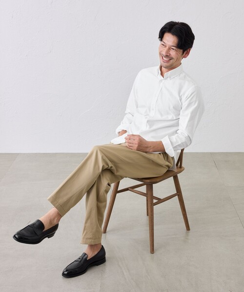 S.ESSENTIALS(エスエッセンシャルズ)の「sea island cotton ボタンダウンシャツ(シャツ/ブラウス・メンズ・オフホワイト・41/42)」の3枚目の写真