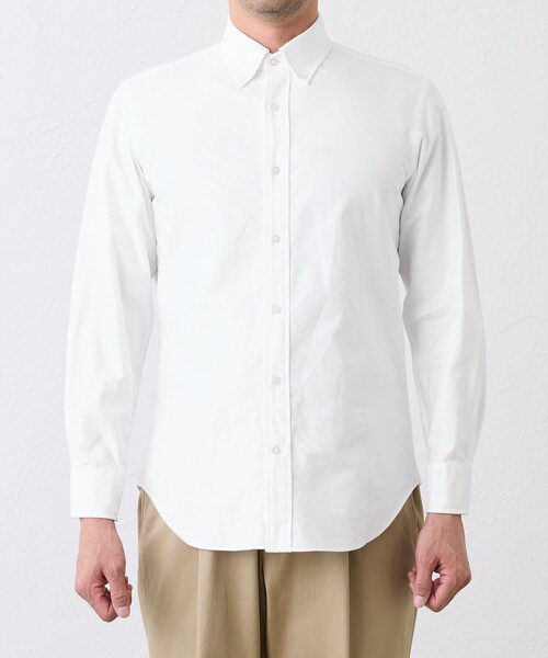 S.ESSENTIALS(エスエッセンシャルズ)の「sea island cotton ボタンダウンシャツ(シャツ/ブラウス・メンズ・オフホワイト・41/42)」の4枚目の写真