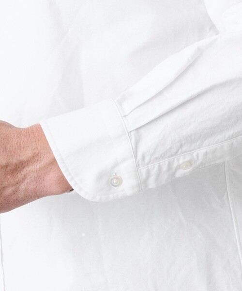 S.ESSENTIALS(エスエッセンシャルズ)の「sea island cotton ボタンダウンシャツ(シャツ/ブラウス・メンズ・オフホワイト・41/42)」の7枚目の写真