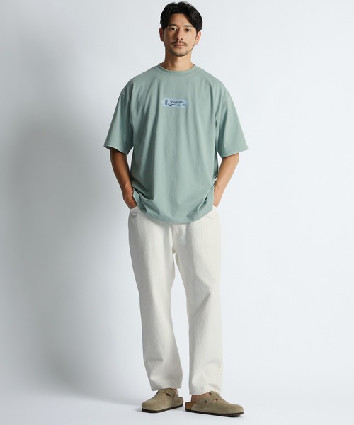 LANVIN en Bleu(ランバンオンブルー)の「”100th Anniversary" ネームタグ Tシャツ(Tシャツ/カットソー・メンズ・ホワイト/ミント・52/50/48/46)」の3枚目の写真