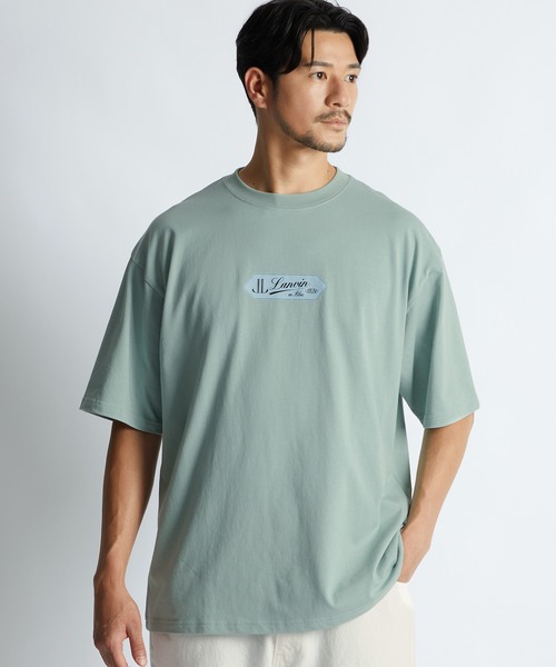 LANVIN en Bleu(ランバンオンブルー)の「”100th Anniversary" ネームタグ Tシャツ(Tシャツ/カットソー・メンズ・ホワイト/ミント・52/50/48/46)」の4枚目の写真