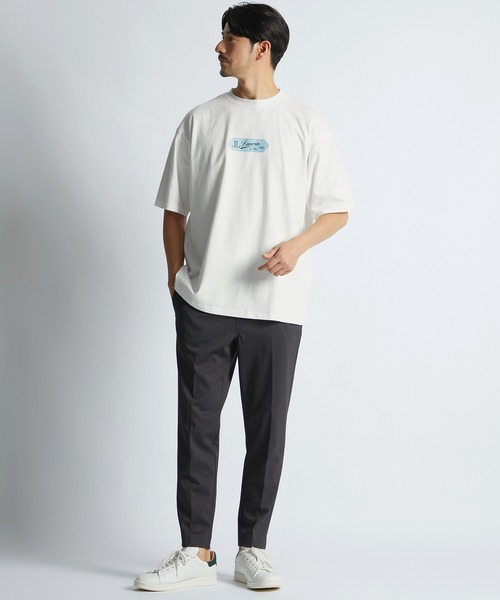 LANVIN en Bleu(ランバンオンブルー)の「”100th Anniversary" ネームタグ Tシャツ(Tシャツ/カットソー・メンズ・ホワイト/ミント・52/50/48/46)」の5枚目の写真