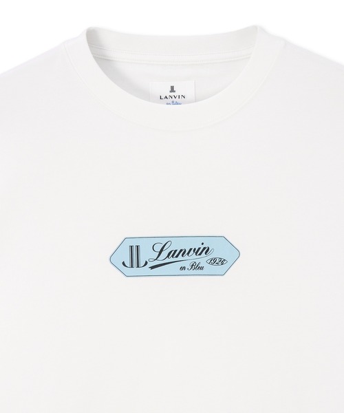 LANVIN en Bleu(ランバンオンブルー)の「”100th Anniversary" ネームタグ Tシャツ(Tシャツ/カットソー・メンズ・ホワイト/ミント・52/50/48/46)」の12枚目の写真