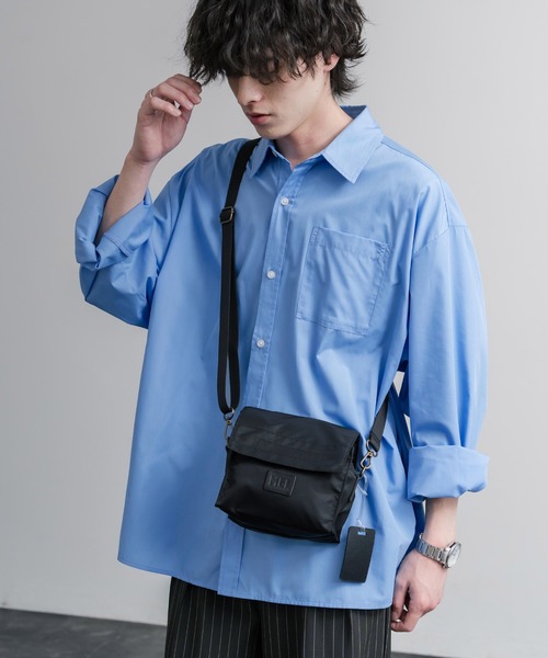 MEI(メイ)の「MEI メイ MINI SHOULDER ミニショルダーフラップバッグ(ショルダーバッグ・メンズ・ブラック・FREE)」の5枚目の写真