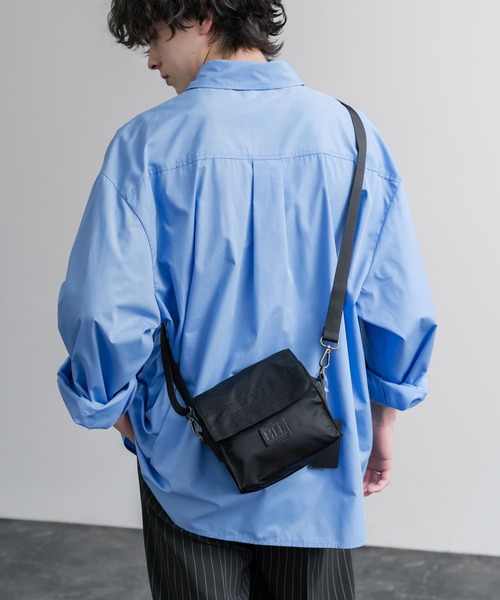 MEI(メイ)の「MEI メイ MINI SHOULDER ミニショルダーフラップバッグ(ショルダーバッグ・メンズ・ブラック・FREE)」の6枚目の写真