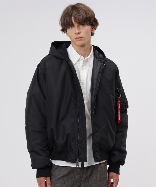 アルファ　フライトジャケット Alpha Industries/アルファインダストリーズ/OXFORD MA-1 HOODED