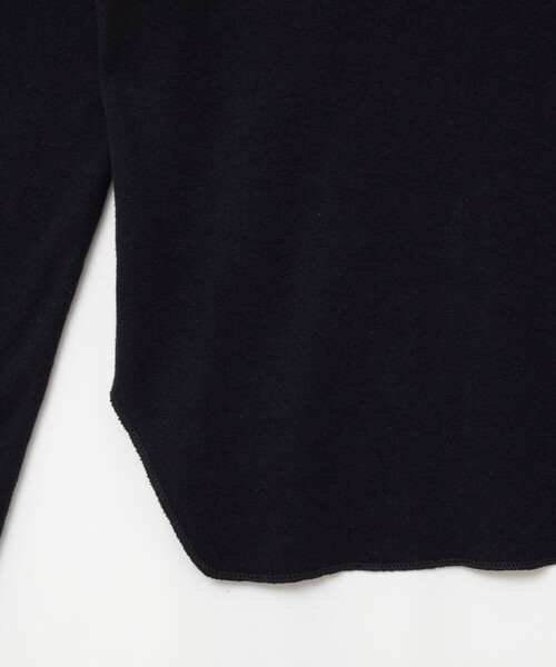 MAQWEL(マクウェル)の「【MAQWEL/マクウェル】COTTON RIB ハーフジッププルオーバー(Tシャツ/カットソー・レディース・ブラック/ブラウン/アイボリー・FREE)」の15枚目の写真
