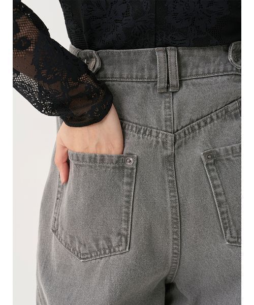 SNIDEL(スナイデル)の「デザインワイドパンツ(デニムパンツ・レディース・インディゴブルー/グレー/ライトブルー・0/1)」の16枚目の写真