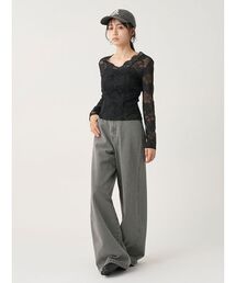 SNIDEL | デザインワイドパンツ(その他パンツ)