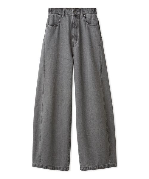 SNIDEL(スナイデル)の「デザインワイドパンツ(デニムパンツ・レディース・インディゴブルー/グレー/ライトブルー・0/1)」の7枚目の写真
