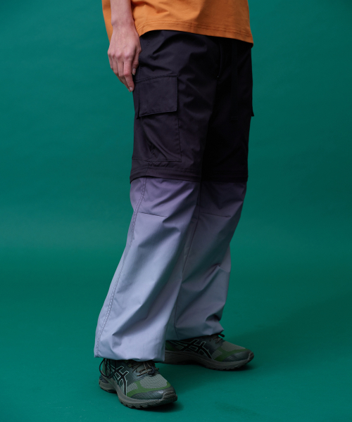 MENASOO（ミナス）の「Gradient Convertible Hiking Pants_Black（スウェットパンツ・レディース・ブラック・S/M）」の5枚目の写真