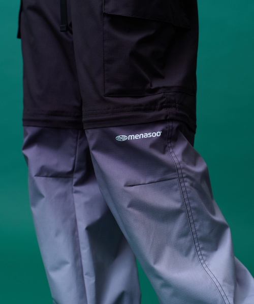 MENASOO（ミナス）の「Gradient Convertible Hiking Pants_Black（スウェットパンツ・レディース・ブラック・S/M）」の6枚目の写真