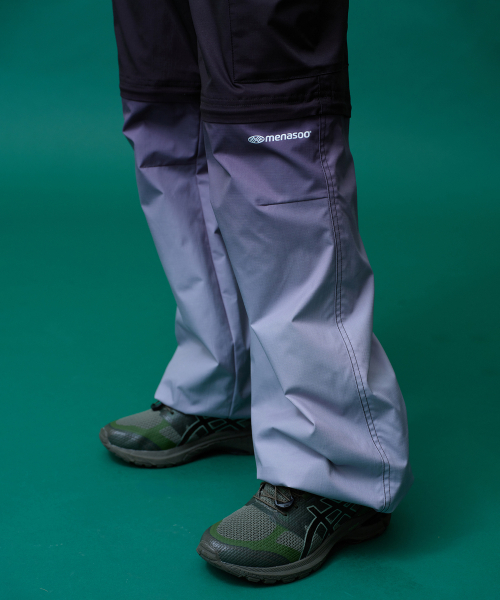 MENASOO（ミナス）の「Gradient Convertible Hiking Pants_Black（スウェットパンツ・レディース・ブラック・S/M）」の7枚目の写真