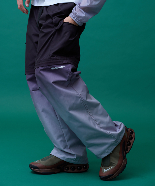 MENASOO（ミナス）の「Gradient Convertible Hiking Pants_Black（スウェットパンツ・レディース・ブラック・S/M）」の14枚目の写真