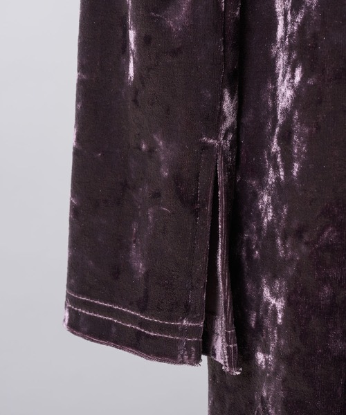 yae(ヤエ)の「2way lace × velours dress / 2wayレース×ベロアドレス(ワンピース・レディース・ブラック/パープル/カーキ・38/36)」の15枚目の写真