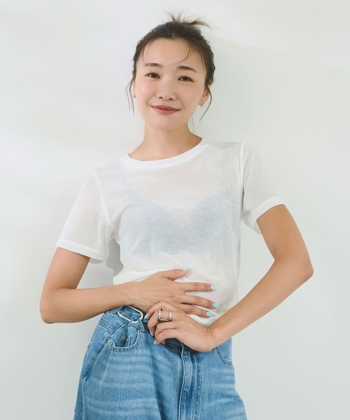 BAYFLOW(ベイフロー)の「【知久友里恵さんコラボ】オーバルカラビナセットパンツ(デニムパンツ・レディース・インディゴブルー/ブラック/カーキ・SMALL/MEDIUM)」の22枚目の写真