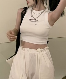ノースリーブ タンクトップ　レディース