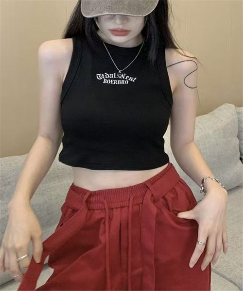FREE STYLISTS(フリー スタイリスト)の「ノースリーブ タンクトップ レディース(タンクトップ・レディース・カーキ/ホワイト/ライトグレー/グレー/ブラック/ブラウン・2XL/M/XL/L)」の19枚目の写真