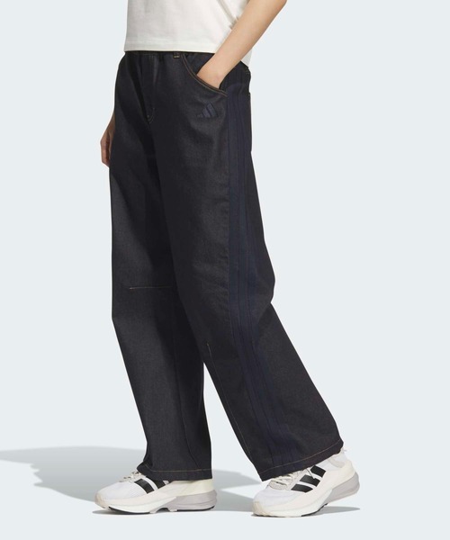 adidas(アディダス)の「STSV デニムパンツ / アディダス adidas(その他パンツ・レディース・ブルー・X-SMALL/MEDIUM/X-LARGE/SMALL/XX-LARGE/LARGE)」の1枚目の写真