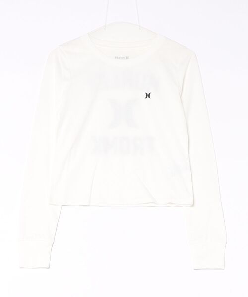 Hurley (ハーレー)の「Hurley/ハーレー SIGNATURE LOGO LS TEE ロンT WCLS262014(Tシャツ/カットソー・レディース・オフホワイト/ブラウン/ブラック・M/S)」の2枚目の写真