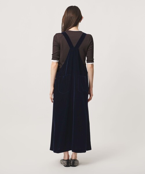 UNITED ARROWS(ユナイテッドアローズ)の「ベルベット サロペット スカート(サロペット/オーバーオール・レディース・ネイビー/ブラック・38/36)」の11枚目の写真