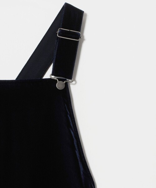 UNITED ARROWS(ユナイテッドアローズ)の「ベルベット サロペット スカート(サロペット/オーバーオール・レディース・ネイビー/ブラック・38/36)」の15枚目の写真