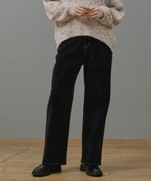 フロッキーストレートデニムパンツ