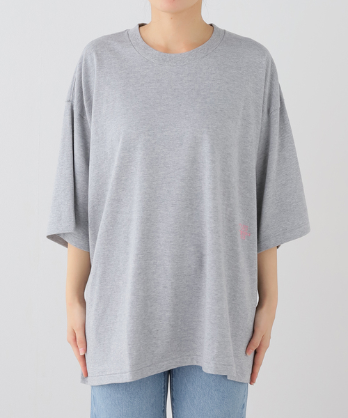 COTTON RESEARCH CLUB(コットンリサーチクラブ)の「別注【COTTON RESEARCH CLUB】OVER FIT TEE(Tシャツ/カットソー・レディース・チャコールグレー/ホワイト/ネイビー・FREE)」の11枚目の写真
