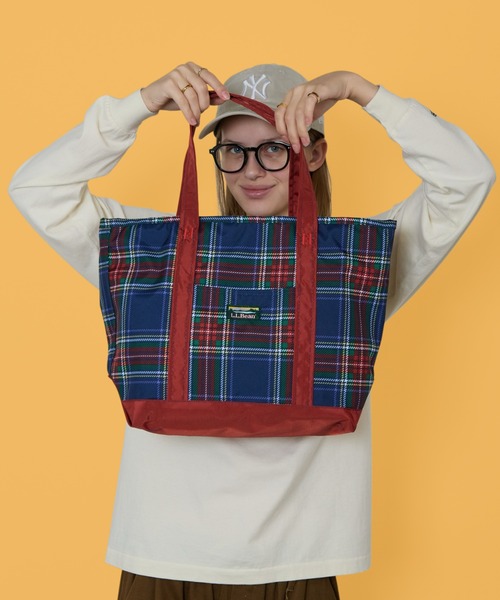 L.L.Bean/エル・エル・ビーン Everyday Lightweight Tote Plaid Medium 