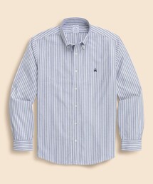 ストレッチオックスフォード　GFロゴ　ストライプ　カジュアルシャツ　Regular Fit
