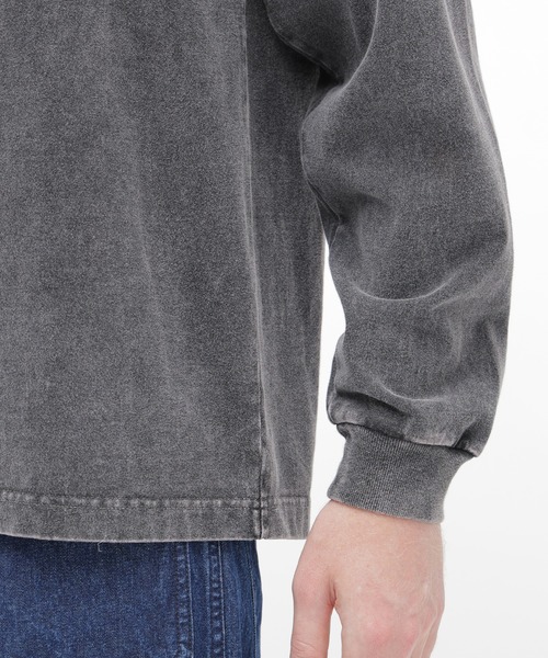 AVIREX（アヴィレックス）の「《NAVAL COLLECTION》SOUVENIR EMBROIDERY LONG SLEEVE T-SHIRT / スーベニア 刺しゅう; 長袖Tシャツ / AVIREX / アヴィレックス（Tシャツ/カットソー・メンズ・オフホワイト/チャコール・X-LARGE/XX-LARGE/LARGE）」の8枚目の写真