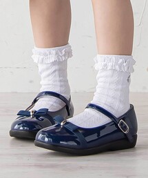 BeBe（ベベ）の「リボンベルトプレーントゥストラップシューズ(16~21cm)（パンプス）」