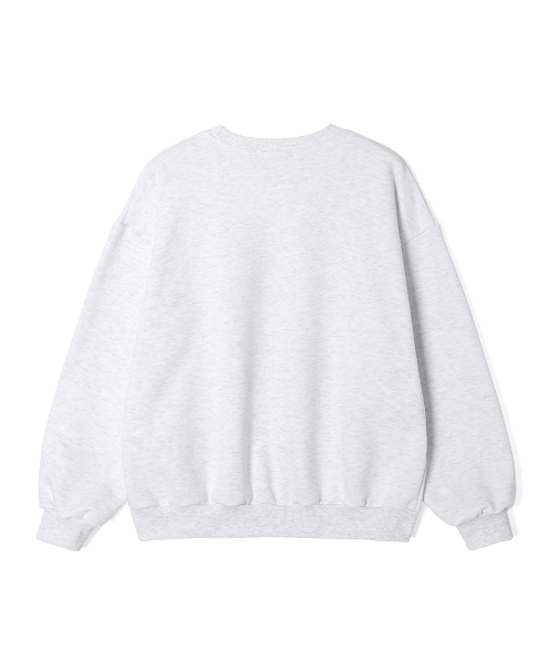 ADHOC(アドホック)の「女性アーチ型レタリングロゴスウェットシャツ (L-M-GREY) (HC2LTC2)(スウェット・レディース・その他・FREE)」の2枚目の写真