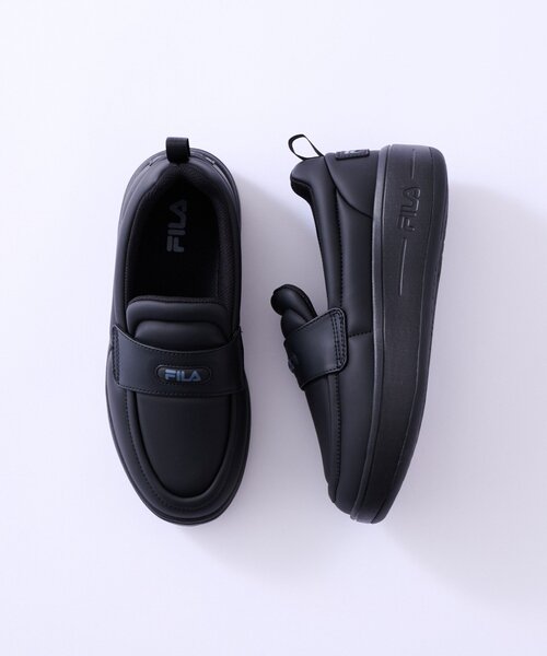 CIAOPANIC TYPY(チャオパニックティピー)の「FILA SUPER BUBBLE LOAFER(スニーカー・レディース・ブラック・26cm/25cm/24cm/23cm)」の1枚目の写真