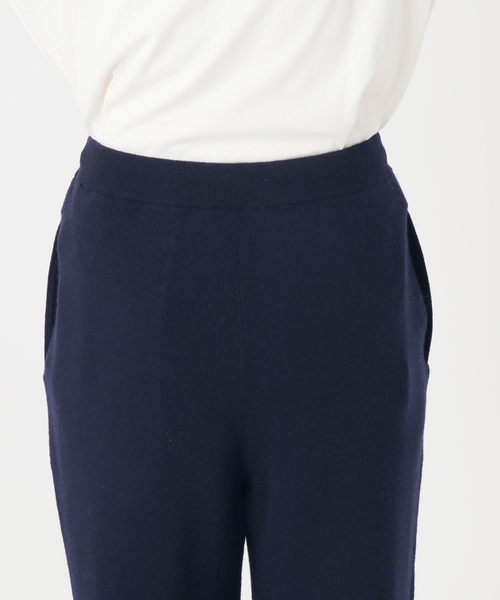 SLOBE IENA(スローブイエナ)の「《シリーズあり/》ウォッシャブルスムースニットジョガーパンツ(その他パンツ・レディース・ネイビー/チャコールグレー・FREE)」の22枚目の写真