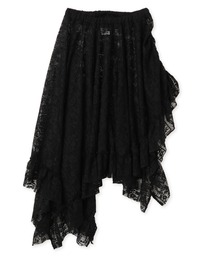 atmos pink Lace Asymmetry Skirt / アトモス ピンク アシメトリ スカート