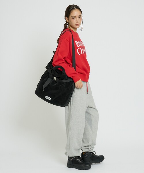 OUTDOOR PRODUCTS（アウトドアプロダクツ）の「【OUTDOOR PRODUCTS / アウトドアプロダクツ】2WAY巾着ベルトトートバッグ[M]/NUBUCK/トートバッグ（トートバッグ・レディース・ベージュ/グレー/ブラック・フリー）」の4枚目の写真