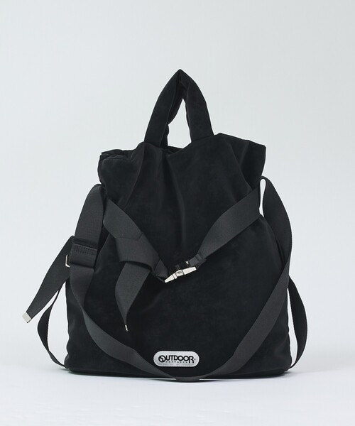 OUTDOOR PRODUCTS（アウトドアプロダクツ）の「【OUTDOOR PRODUCTS / アウトドアプロダクツ】2WAY巾着ベルトトートバッグ[M]/NUBUCK/トートバッグ（トートバッグ・レディース・ベージュ/グレー/ブラック・フリー）」の7枚目の写真